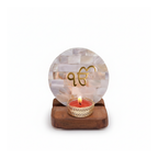 Ik Onkar Tealight Holder Mother of Pearl with Wood