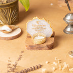Ik Onkar Mantra White Agate Tealight Wooden