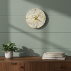 Mother of Pearl Round Wall Clock