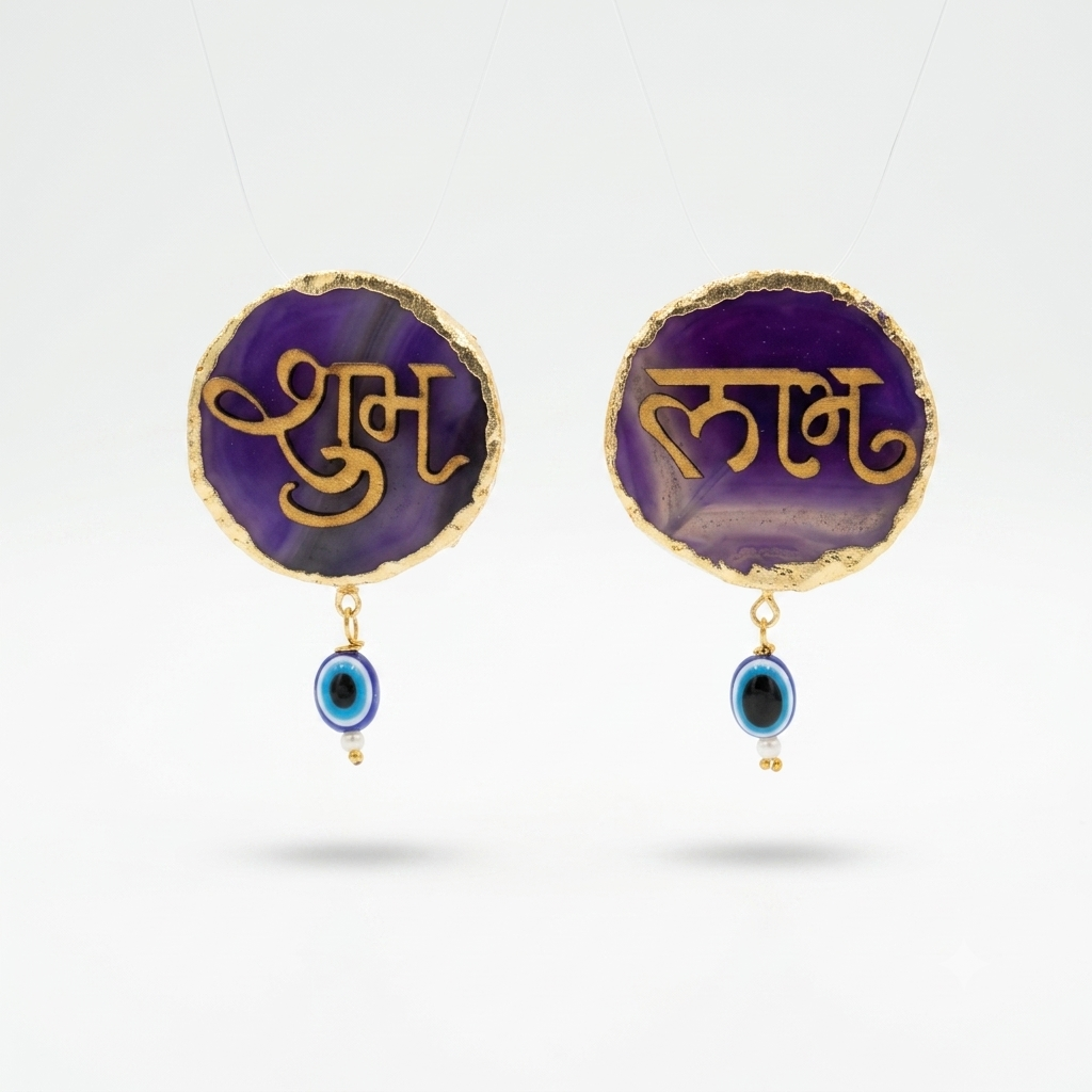Purple Agate Shubh Labh