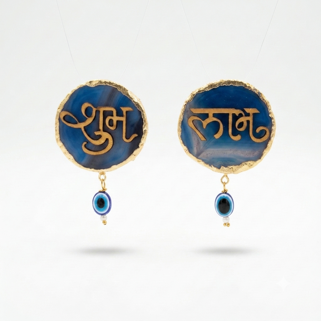 Blue Agate Shubh Labh