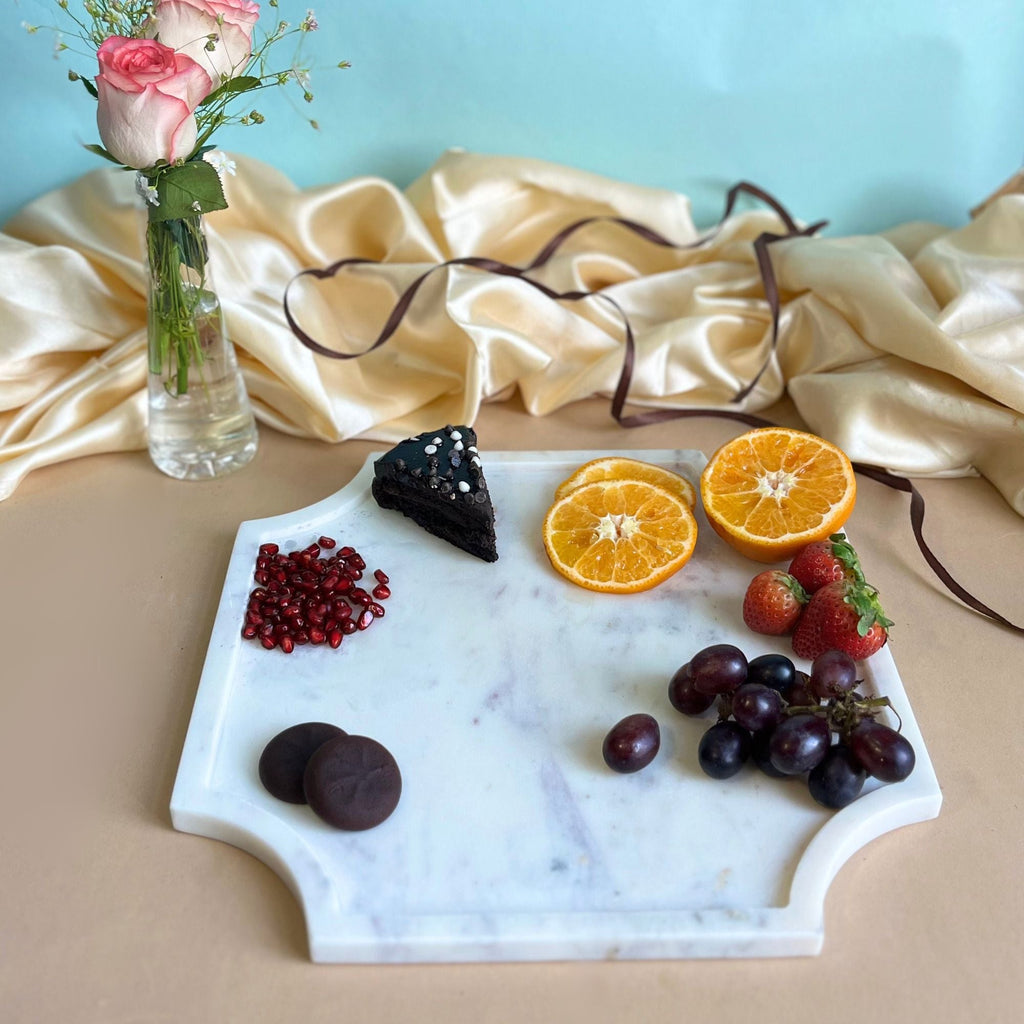 Octagon  Marble Platter (10 inch)