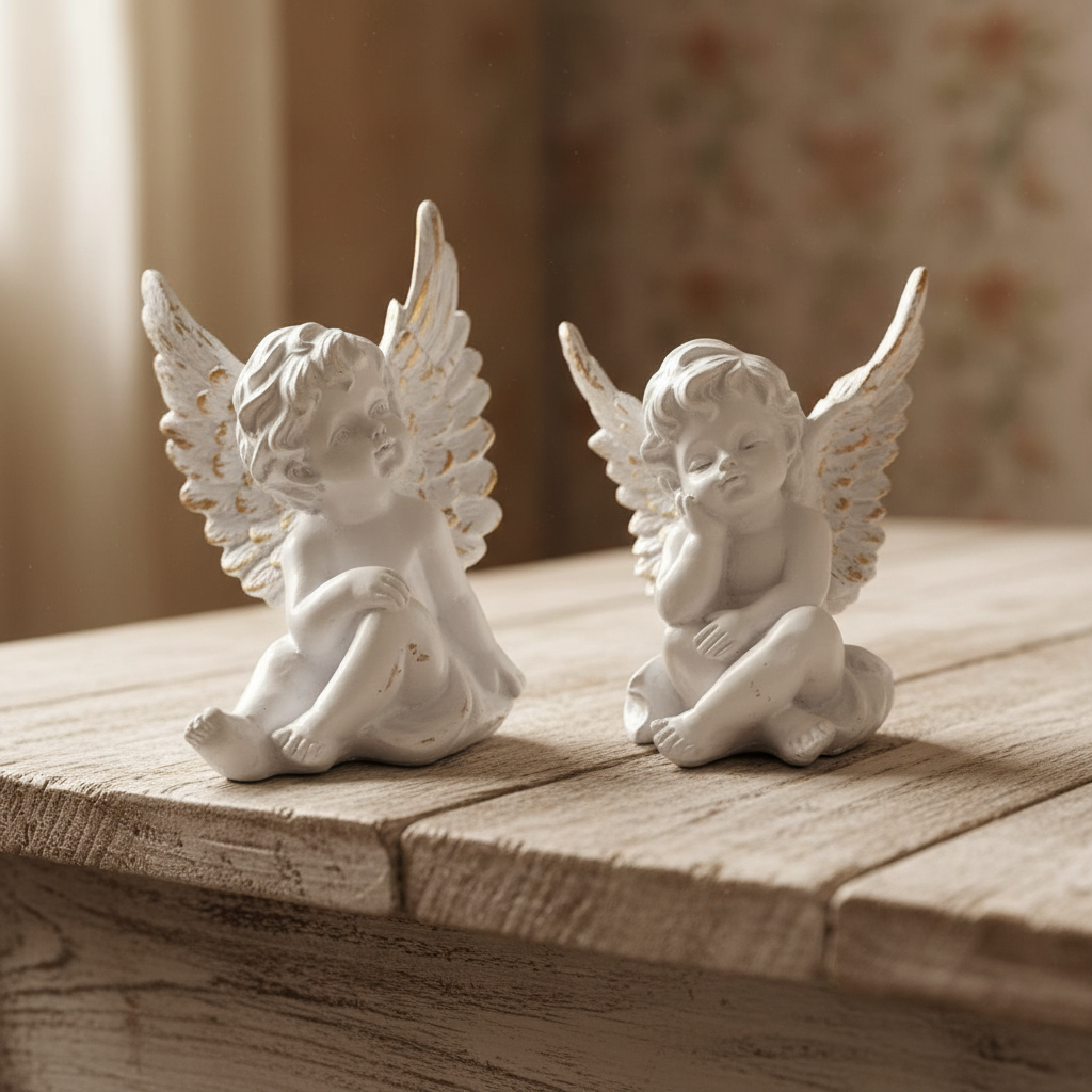 Twin Baby Angels Set of 2