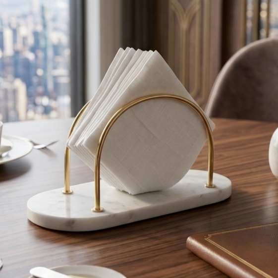 Marble Tissue Holder