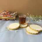 White Marble Round Coaster