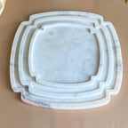 Cross  Marble Platter (set of 3)