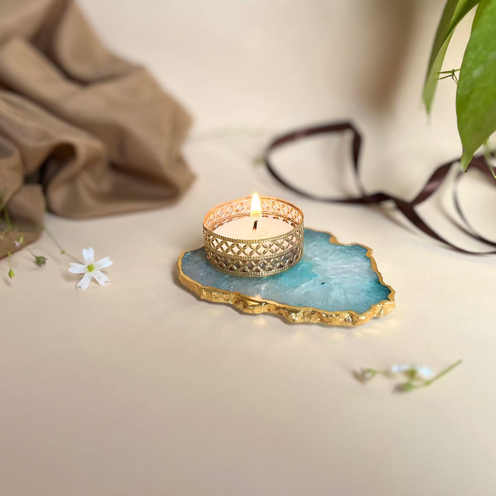 Agate Tealight Holder