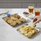 Square Aluminum Tray with blue Agate