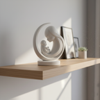 Mother Baby Moon Showpiece