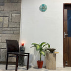 Green  Agate Round Wall Clock