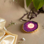 Agate Tealight Candle Holder