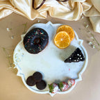 Cross Marble Platter  (8 inch)