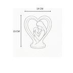 Mother Baby Big Heart Showpiece