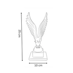White Eagle with Square Marble Base
