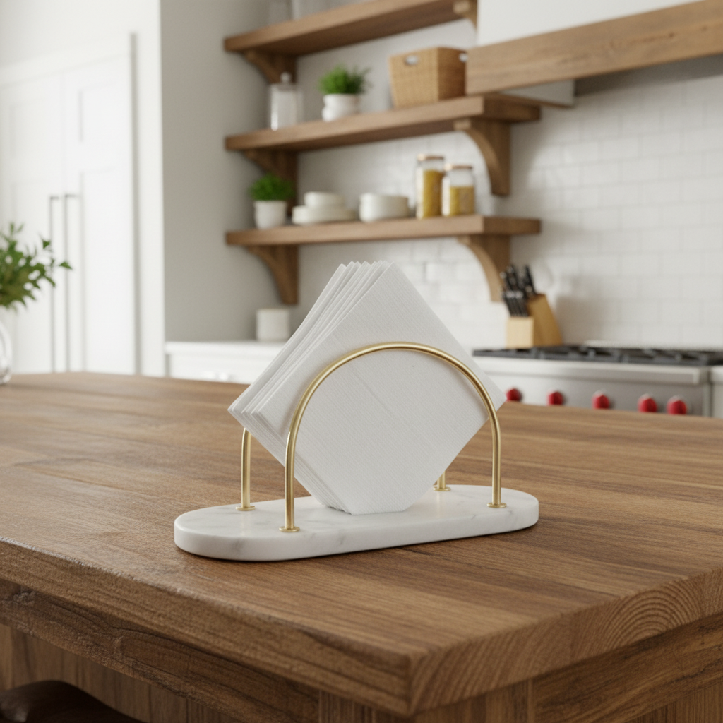 Marble Tissue Holder