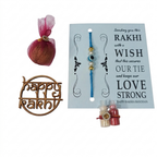 Evil Eye Rakhi With Roli Chawal and Nariyal With Gift Box