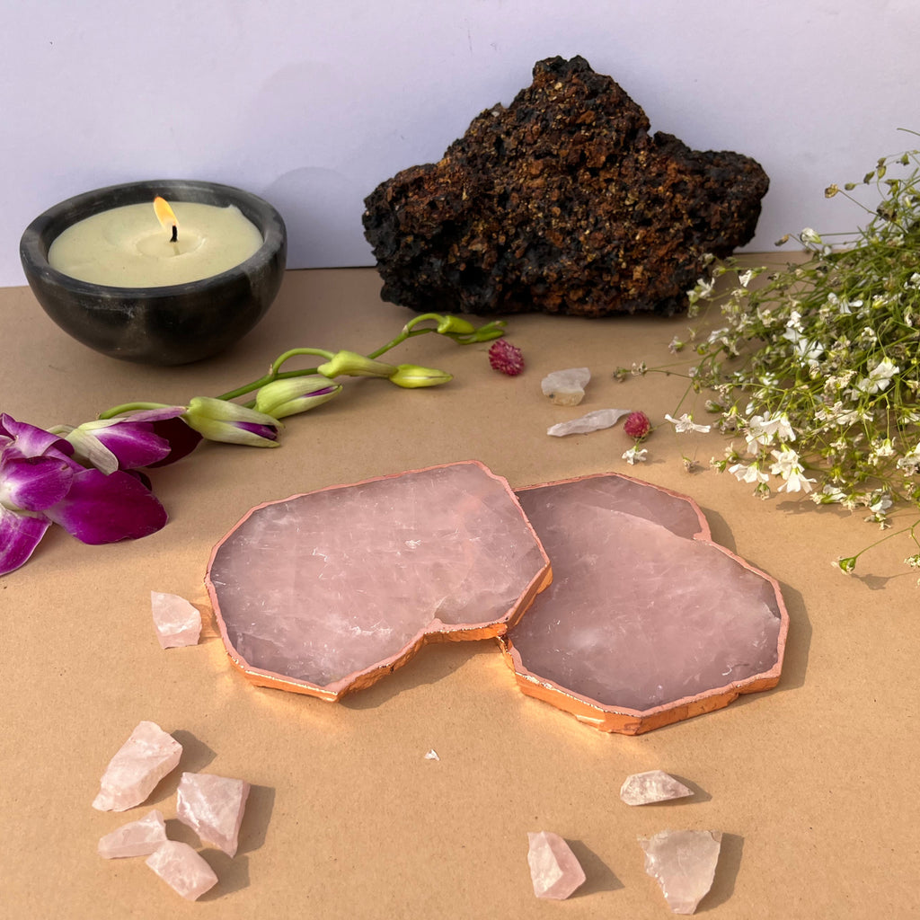Rose Quartz Coaster