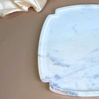 Cross Marble Platter  (12 inch)
