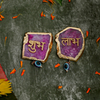 Pink Agate Shubh Labh