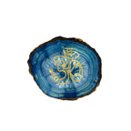 Agate OM Small Back Side Tealight- Blue