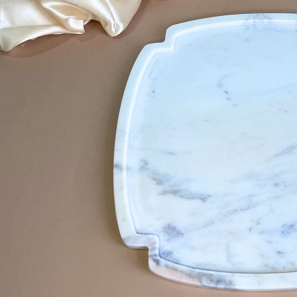 Cross  Marble Platter (10 inch)