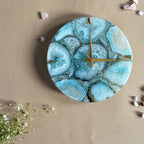 Green  Agate Round Wall Clock