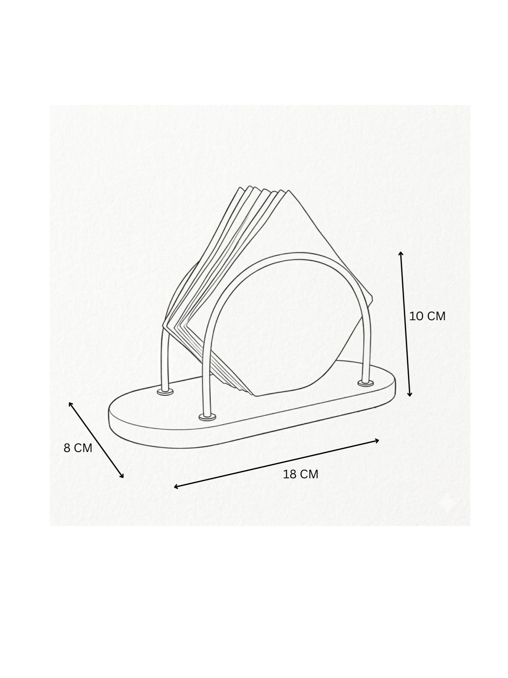 Marble Tissue Holder