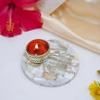Mother of Pearl Ganesha Tea Light Holder