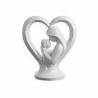 Mother Baby Big Heart Showpiece