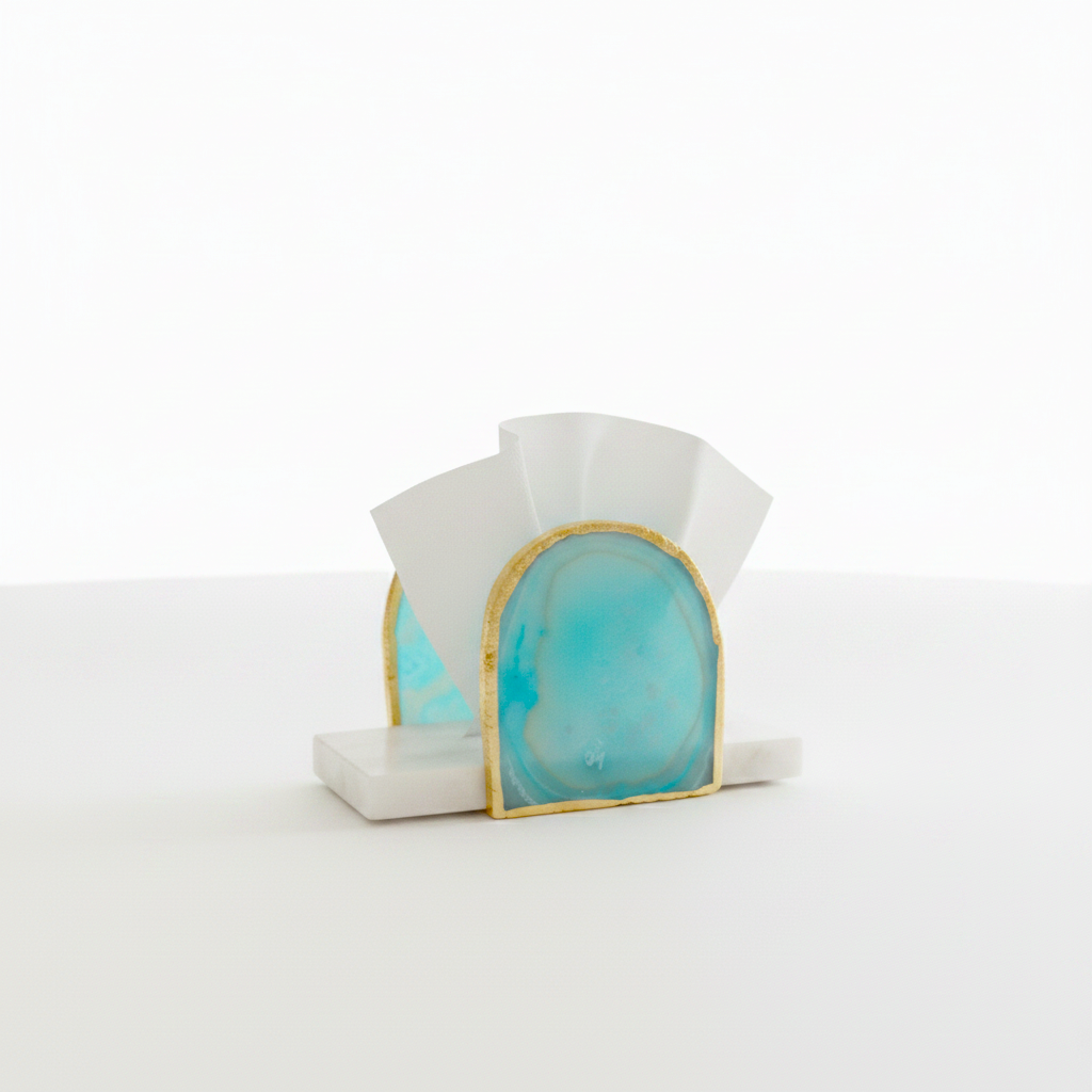 Agate Marble Tissue Holder