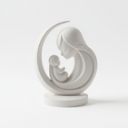 Mother Baby Moon Showpiece