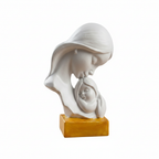 Mother Baby Showpiece With Yellow Base