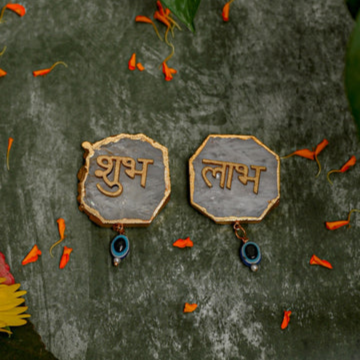 White Agate Shubh Labh