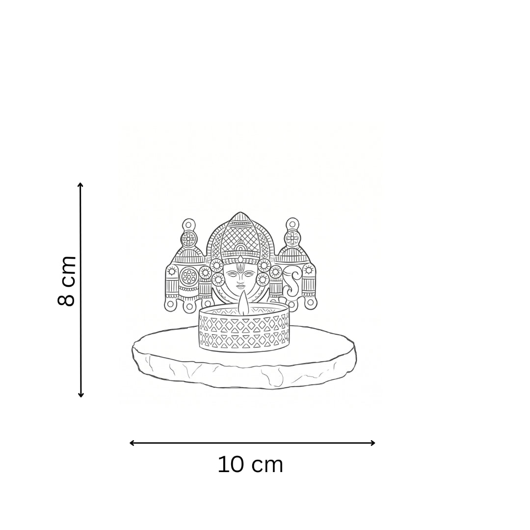 Agate Metal Vankateshwer Tealight
