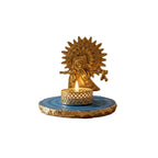 Agate Metal Krishna Bansi Tealight