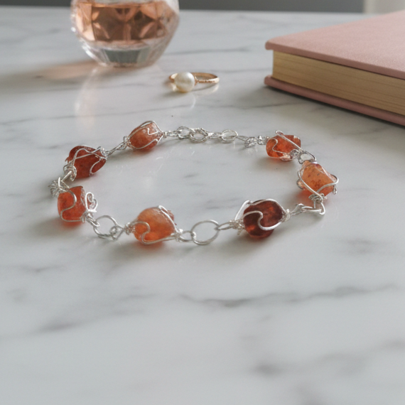 Smoky Quartz Brown Bracelet