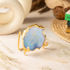 Guru Ji Mantra Turquoise Agate Metal Showpeice