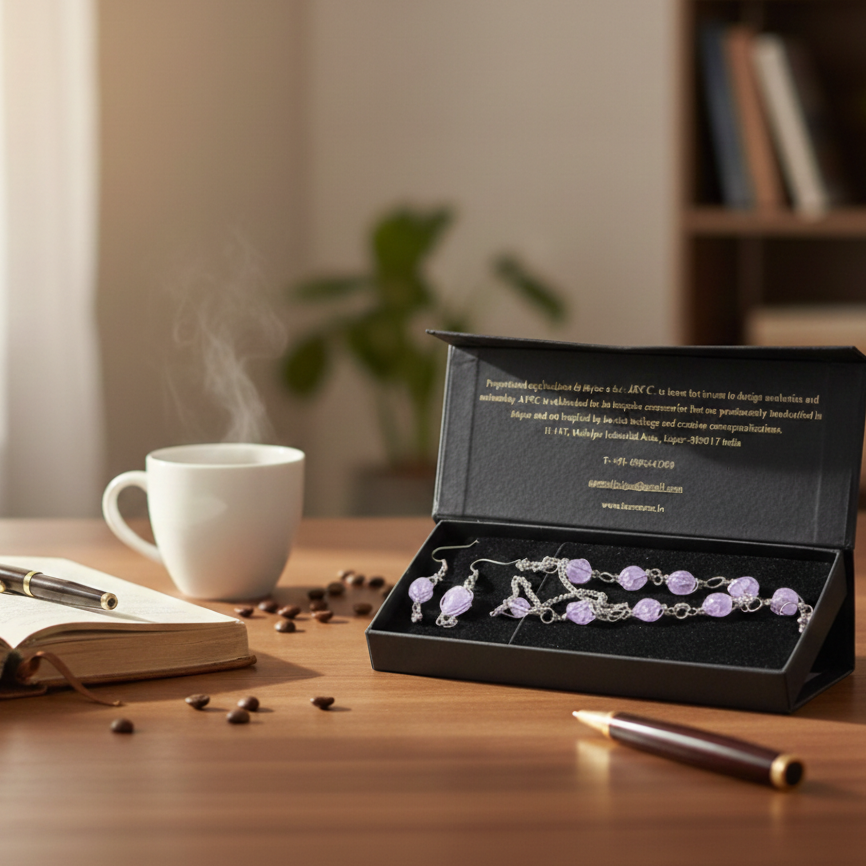 Amethyst Nacklace With Earings