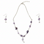 Amethyst Nacklace With Earings