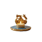 Agate Metal Radha Krishna Tealight