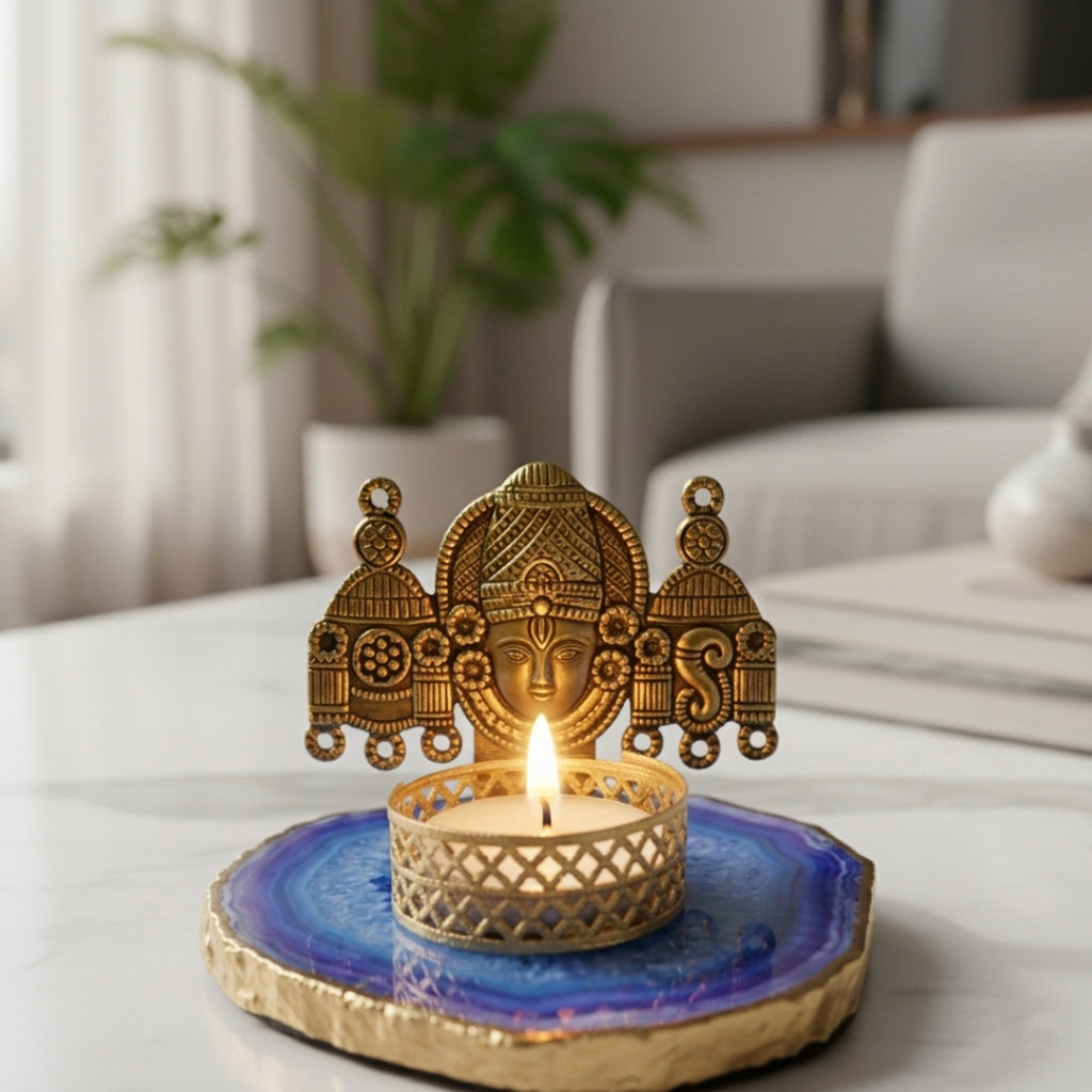 Agate Metal Vankateshwer Tealight
