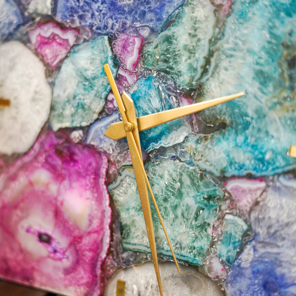 Agate Square Wall Clock