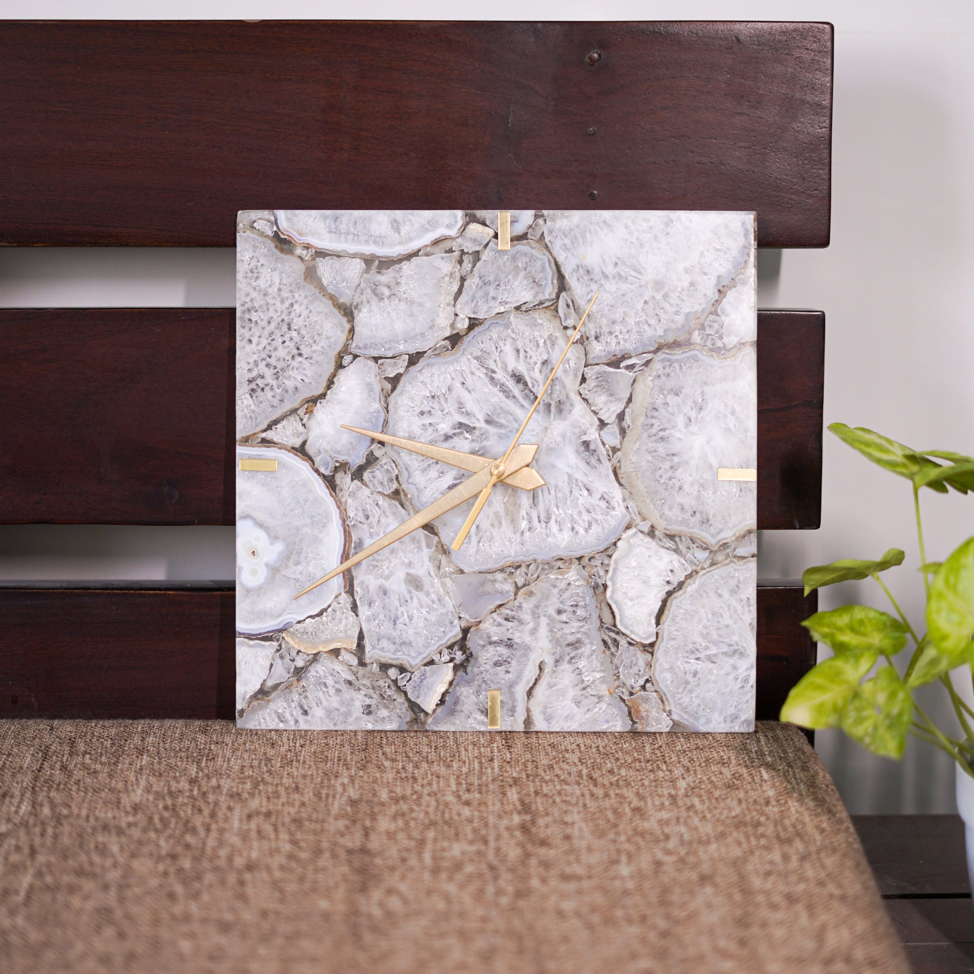 Agate Square Wall Clock