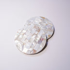 Mother of Pearl Square Coaster