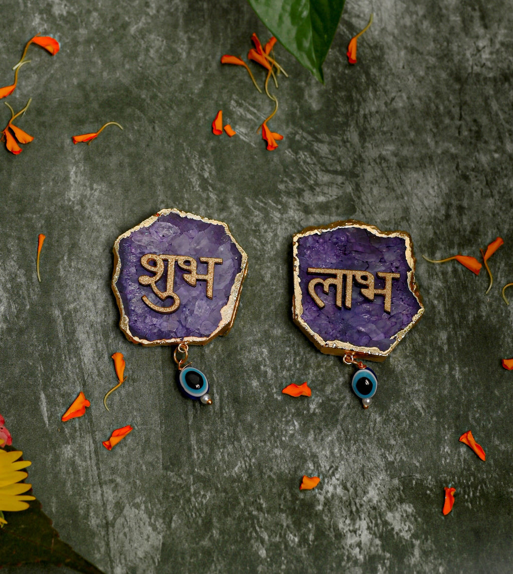 Purple Agate Shubh Labh