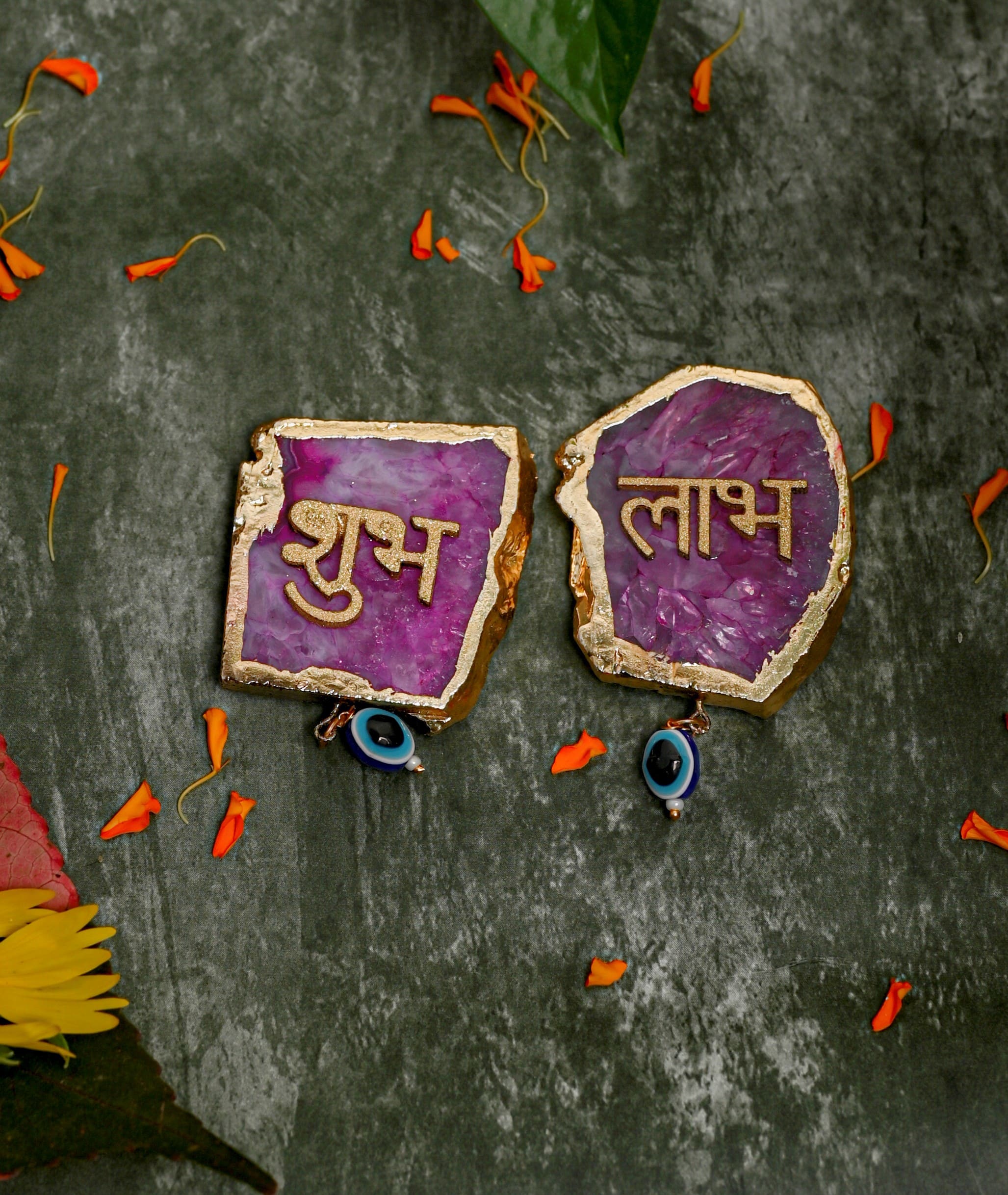 Blue Agate Shubh Labh