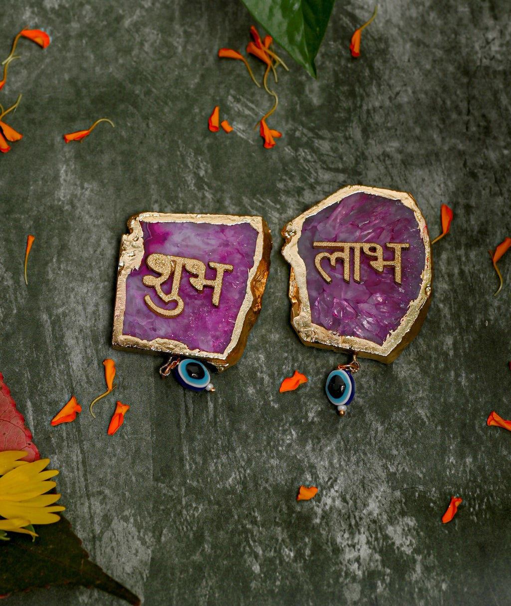 Pink Agate Shubh Labh