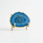 OM - Blue Agate Metal Stand
