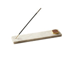 Marble Agarbatti Stand with Rose Quartz