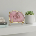 OM - Blue Agate Metal Stand